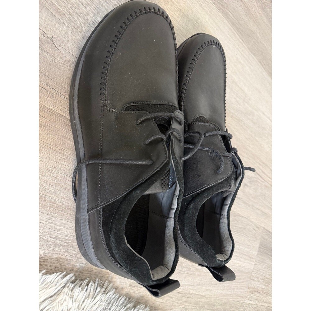 Propet Pryce Oxford Leather Shoes Men's S 17 X (3E) Black MCA072L Comfort